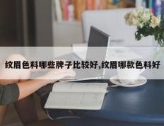 纹眉色料哪些牌子比较好,纹眉哪款色料好